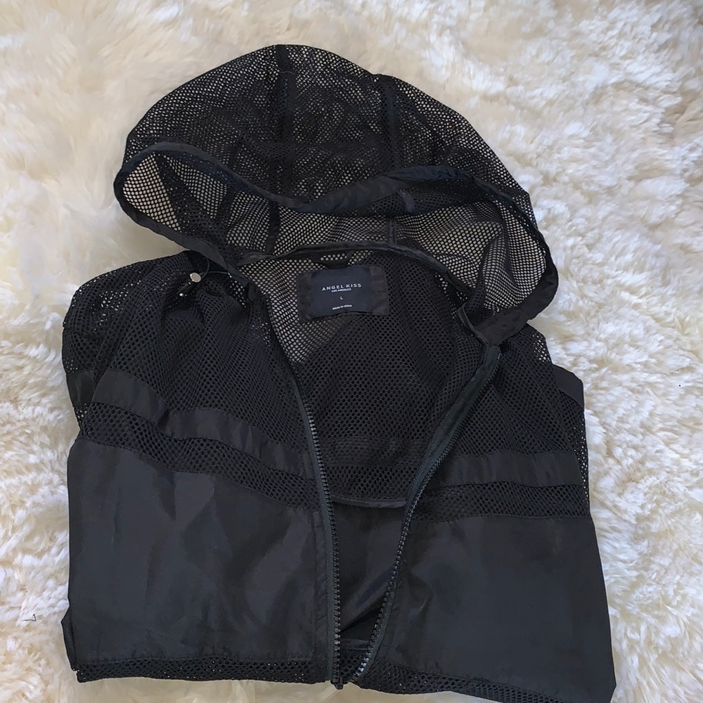 3/$12 - Mesh zip up jacket